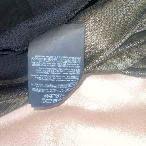 SAINT LAURENT
Jersey Twist Front Sleeveless Dress - size 36. - small - gold - Picture 14 of 16